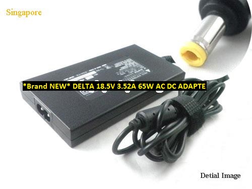 *Brand NEW* ADP-65HH A DELTA 18.5V 3.52A 65W AC DC ADAPTE TUW0844000046 POWER SUPPLY - Click Image to Close